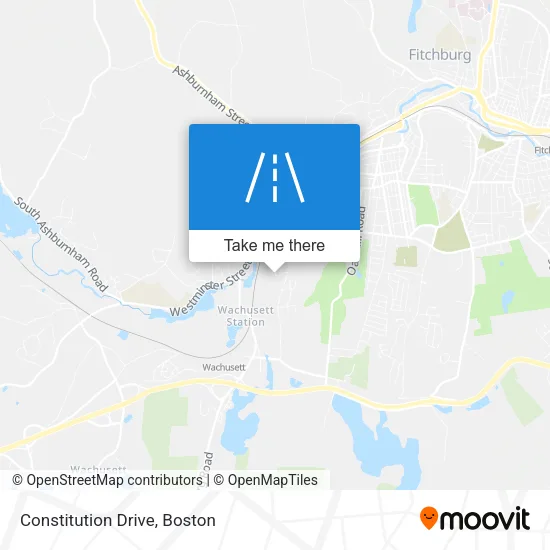 Constitution Drive map