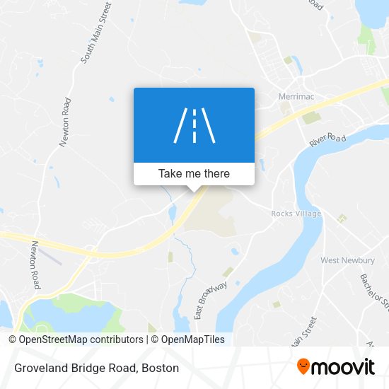 Groveland Bridge Road map