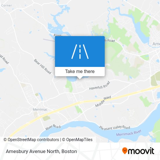 Amesbury Avenue North map