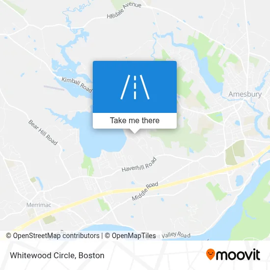 Whitewood Circle map