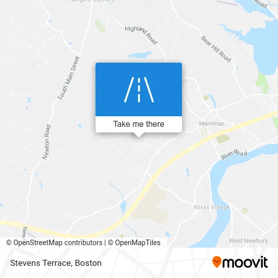 Stevens Terrace map