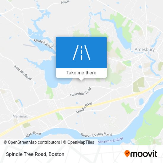 Mapa de Spindle Tree Road