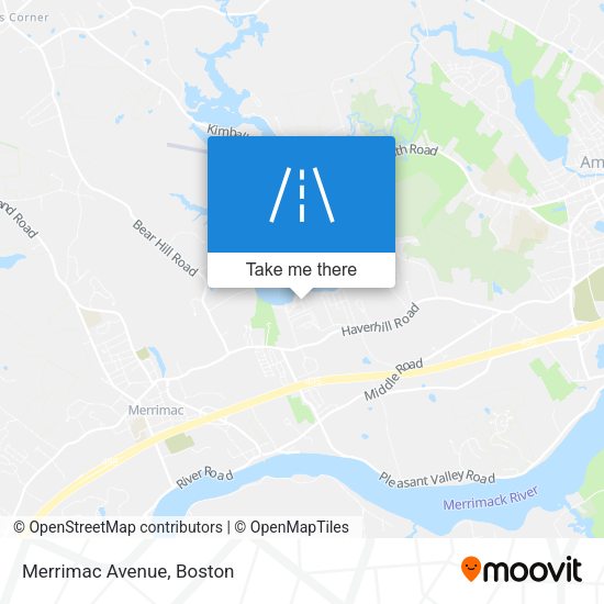 Mapa de Merrimac Avenue
