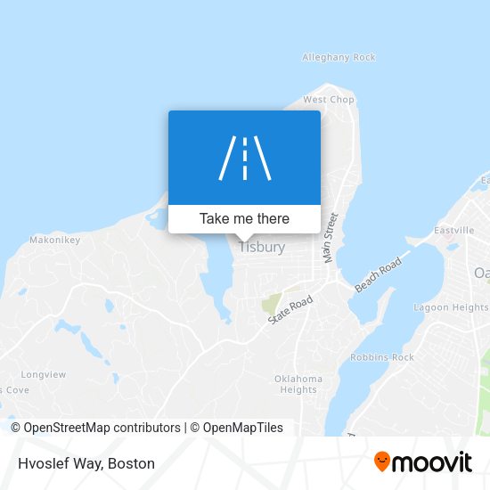 Mapa de Hvoslef Way