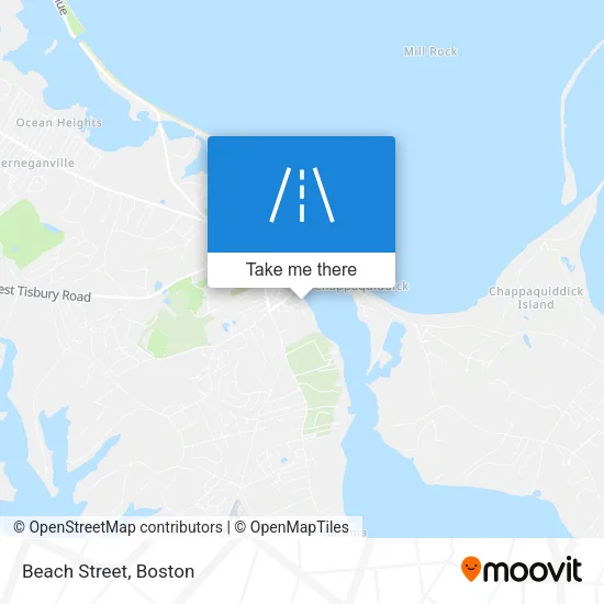 Beach Street map