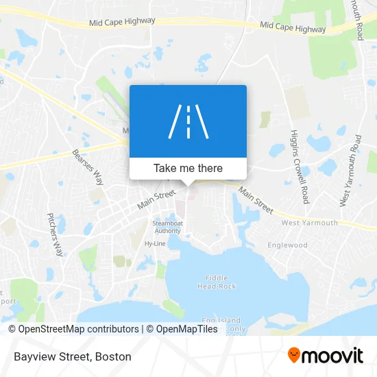 Bayview Street map