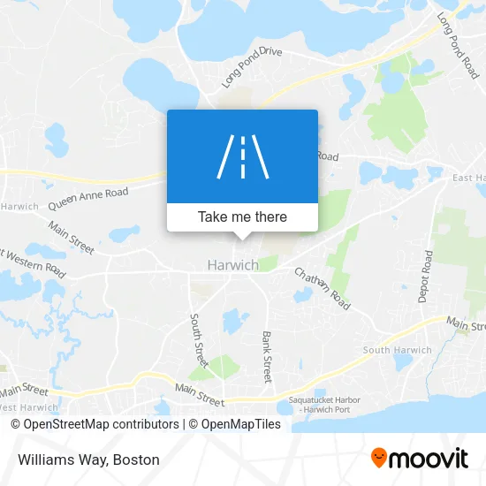 Williams Way map
