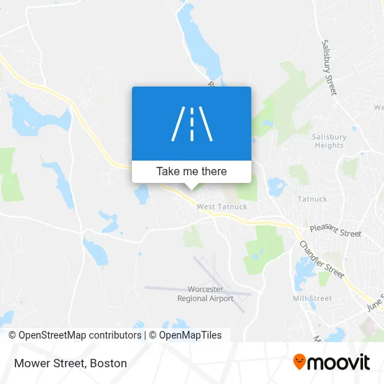 Mower Street map