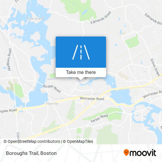 Boroughs Trail map