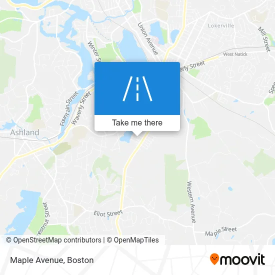 Maple Avenue map