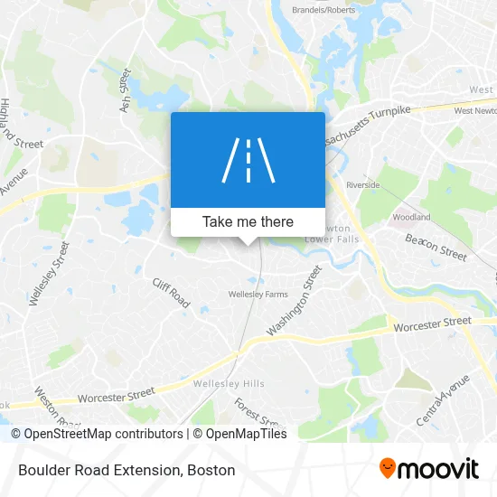Boulder Road Extension map