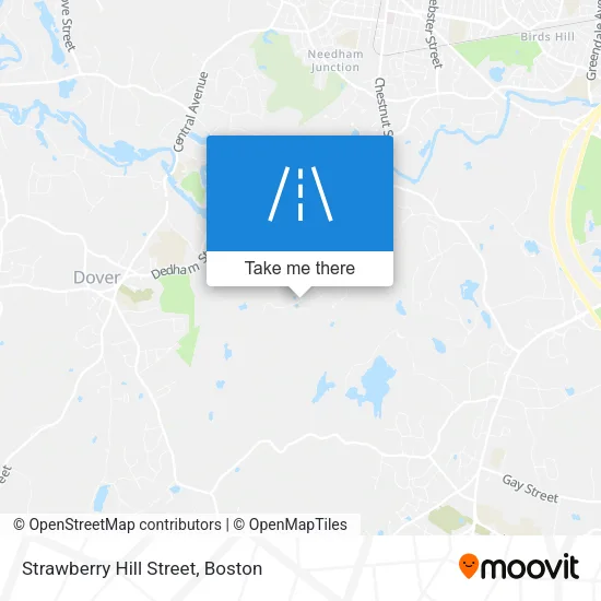 Strawberry Hill Street map