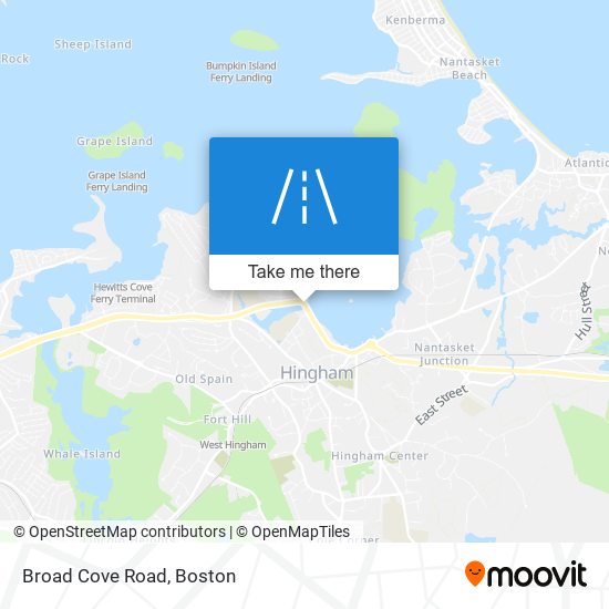 Broad Cove Road map