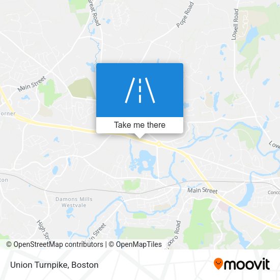 Mapa de Union Turnpike