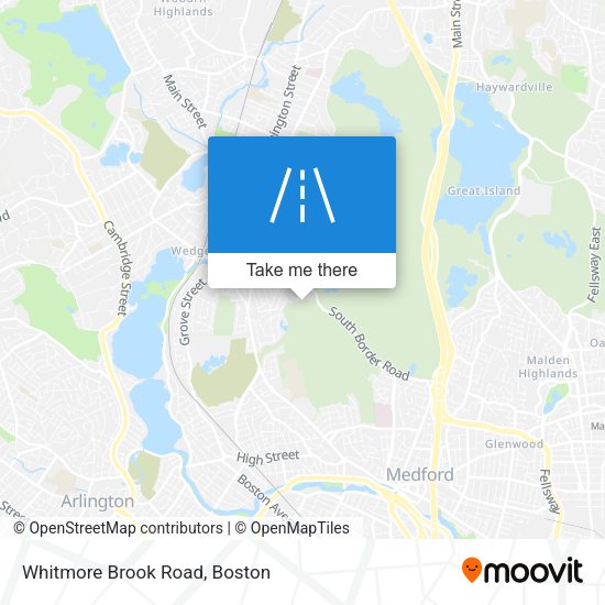 Mapa de Whitmore Brook Road