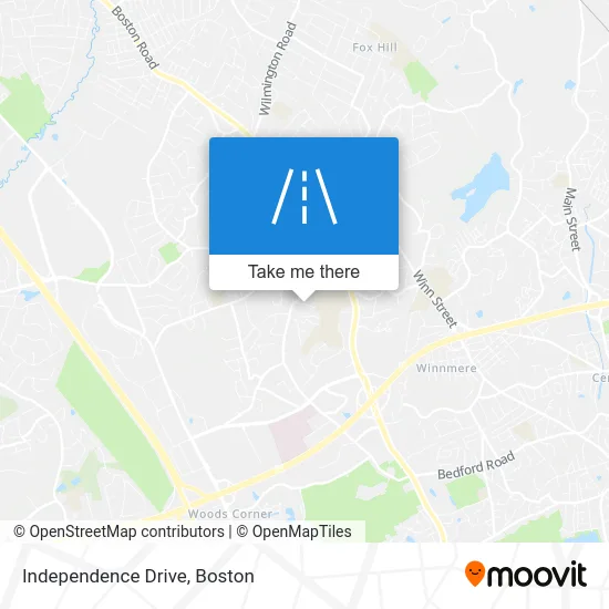 Independence Drive map