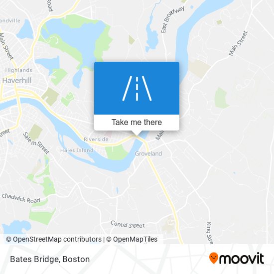 Bates Bridge map