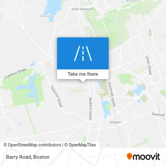 Barry Road map