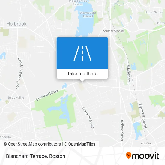 Blanchard Terrace map