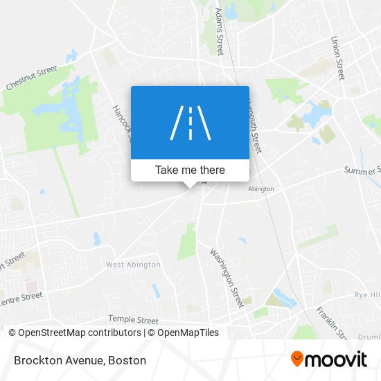 Brockton Avenue map