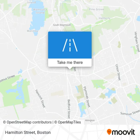 Hamilton Street map