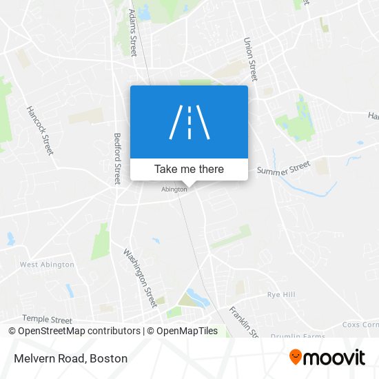Mapa de Melvern Road
