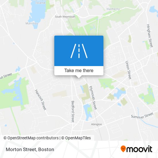 Morton Street map