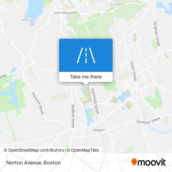 Norton Avenue map
