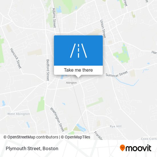 Plymouth Street map