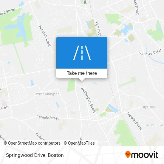 Springwood Drive map