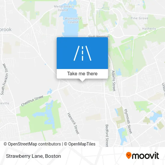 Strawberry Lane map