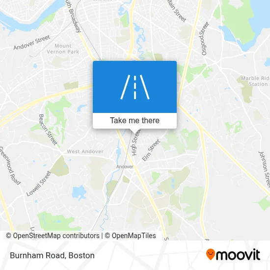 Burnham Road map
