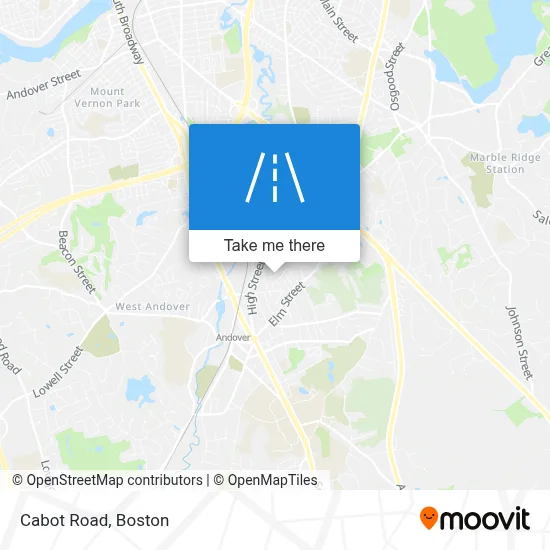 Cabot Road map
