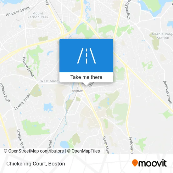 Chickering Court map