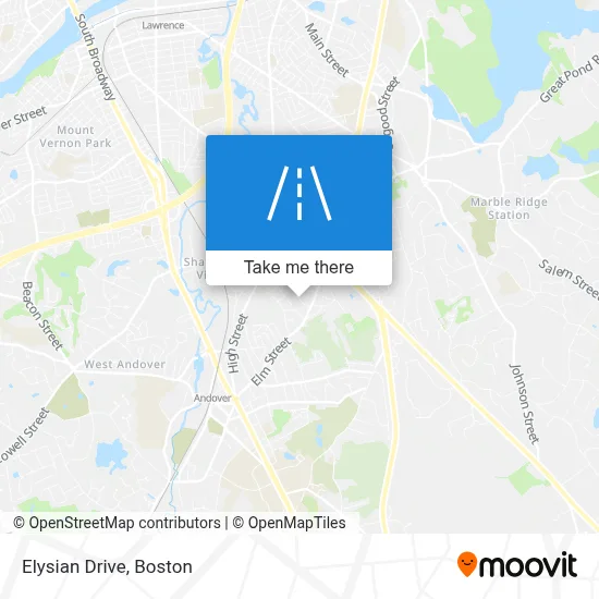 Elysian Drive map