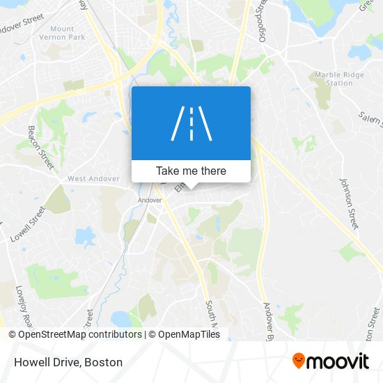 Howell Drive map