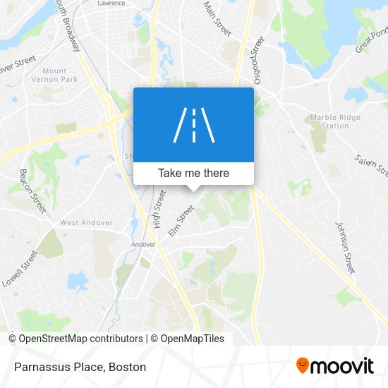 Mapa de Parnassus Place