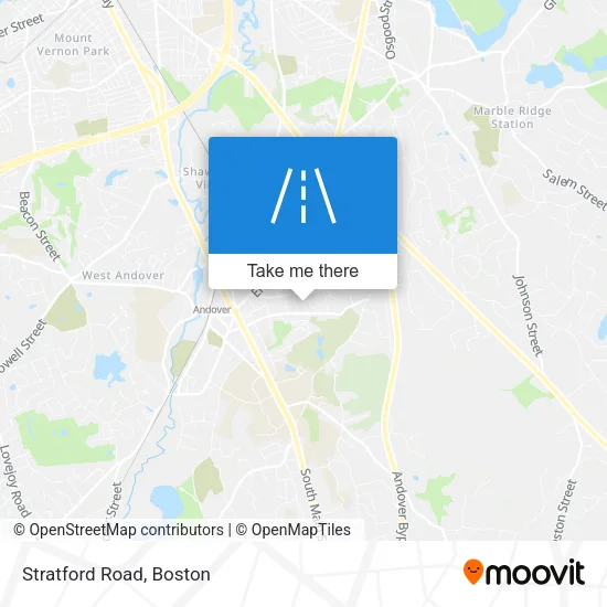 Stratford Road map
