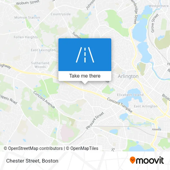 Chester Street map