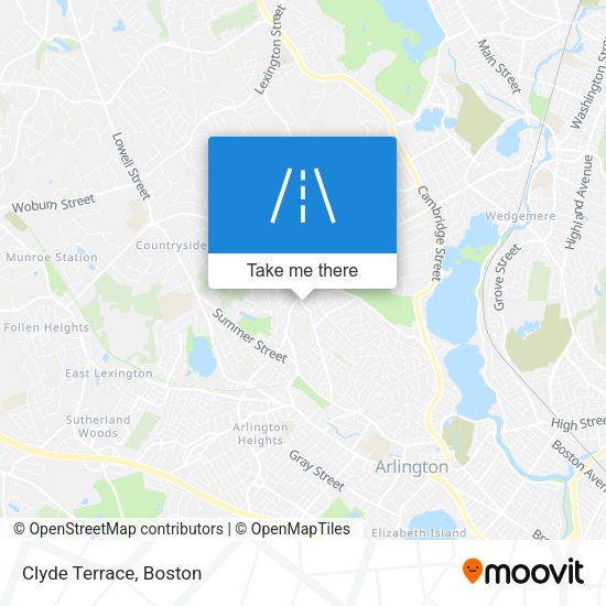 Mapa de Clyde Terrace