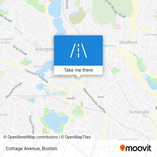Mapa de Cottage Avenue