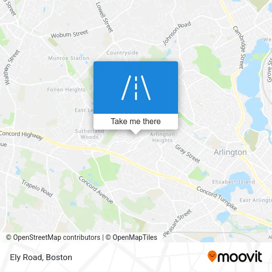 Ely Road map