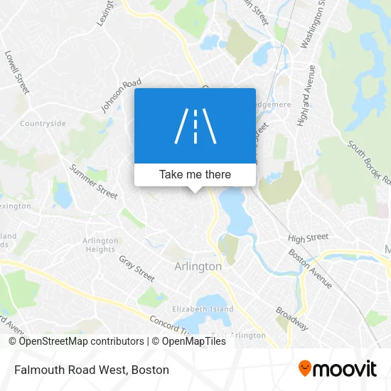 Falmouth Road West map