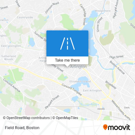 Mapa de Field Road