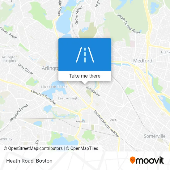 Heath Road map