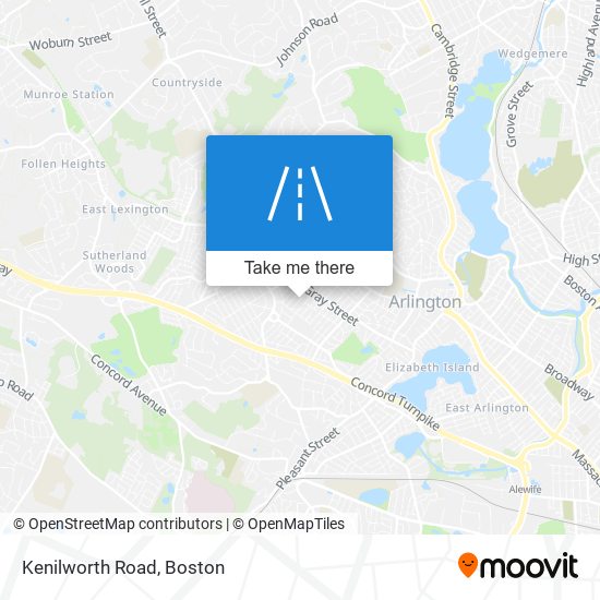 Mapa de Kenilworth Road