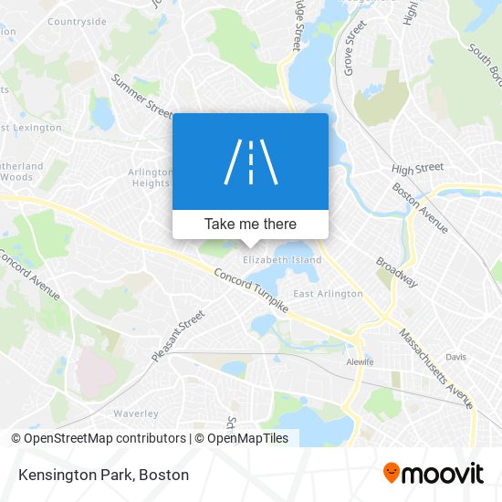 Kensington Park map