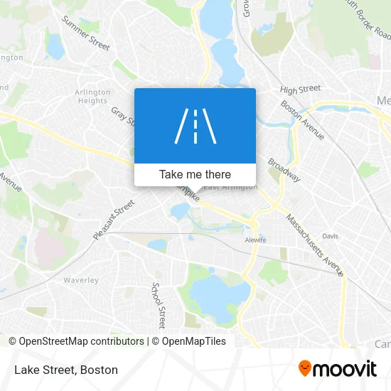 Lake Street map