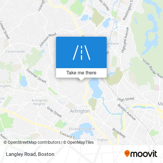 Langley Road map