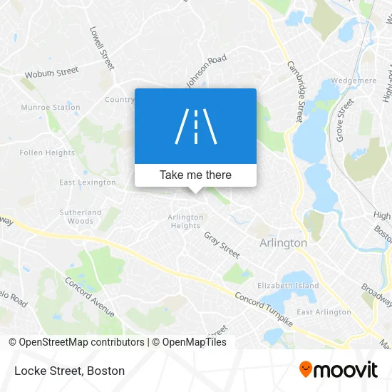 Locke Street map